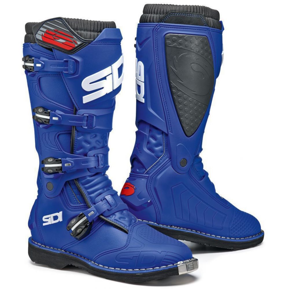 Motocross boots blue top