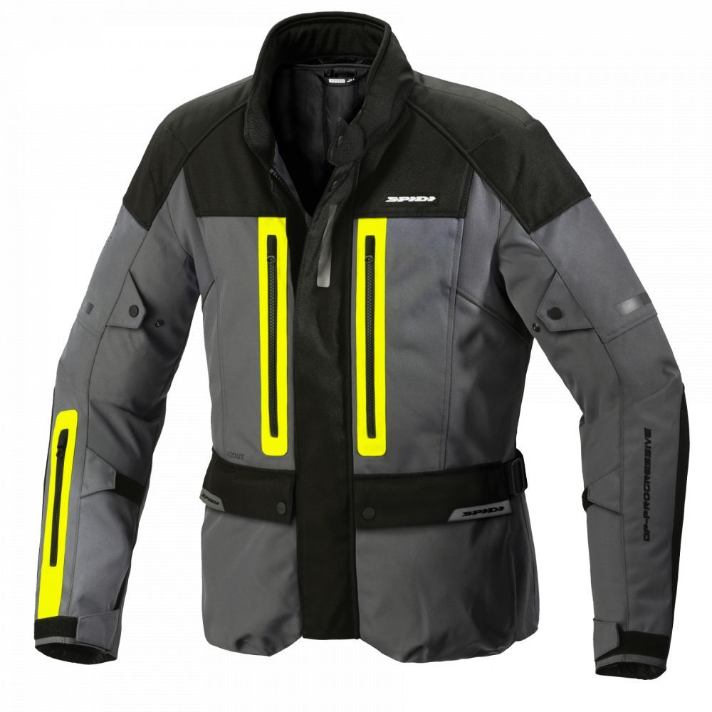 Moto Textile Jacket Traveler 3 H2Out Yellow Fluo