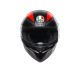 Casca Moto Full-Face K1 E2205 Multi Warmup Matt Black/Red 2022