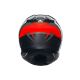 Casca Moto Full-Face K6 S E2206 Mplk Slashcut Black/Grey/Red