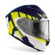 Casca Moto Full-Face Spark Rise Blue/Yellow Matt 2022 