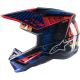 Casca Moto MX/Enduro Supertech S-M5 Solar Flare Black/Blue/Red 24 