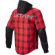 Geaca Moto Textila/Camasa Tartan Red 24