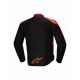 Geaca Moto Textila T-Jaws V4 Waterproof Black/Dark Red/Fluo 25