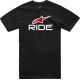 Tricou Ride 4.0 SS Black/White/Red 24