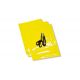 Coala Stickere Crystall 47x33 Cm 3pk Fluo Yellow 5051/50
