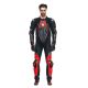 Combinezon Moto Piele Audax D/Zip 1PC Perf. Black/Red/Fluo/Anthracite 25