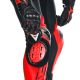 Combinezon Moto Piele Audax D/Zip 1PC Perf. Black/Red/Fluo/Anthracite 25