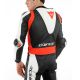 Combinezon Moto Piele Laguna Seca 5 1Pc Perforated Black/White/Fluo-Red 23