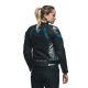 Geaca Moto Piele Dama Avro 5 Black/Teal/Anthracite 25