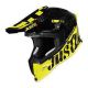 Casca MX J12 PRO Racer Fluo Yellow/Carbon 2021