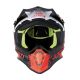 Casca MX J38 Mask Fluo Orange/Titanium/Black 2021