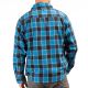 Camasa Cottonwood Midweight Flannel Imperial Blue Black 24