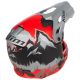 Casca Moto MX/Enduro F3 Carbon ECE DNA Fiery Red/Monument Gray 24