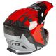F5 Helmet ECE Amp Fiery Red/Metallic Silver