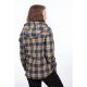 Hanorac Ginny Mountain Midweight Stretch Flannel Dress Blues/Golden Brown 24