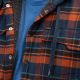 Hanorac Targhee Fleece Lined Flannel Picante/Dress Blues 24