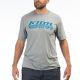 Tricou Foundation Tri-blend Heathered Gray/Imperial Blue 24