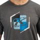 Tricou K Shield Crest Tri-blend Heathered Charcoal/Imperial Blue 24