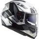 Caca Moto Full/Face FF397 Vector FT2 Automat Alb Lucios Titanium 2021