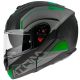 Casca Moto Flip-Up Atom SV Quark A6 Matt Fluor Green 2022