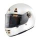 Casca Moto Flip-Up Jarama A0 Retro Cafe Racer White Glossy 2023
