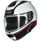 Casca Moto Flip-Up N100-6 Incognito 344 Black/White/Red 2025