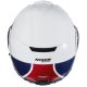 Casca Moto Flip-Up N90-3 Roboto 345 White/Red/Blue Glossy 2025