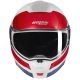 Casca Moto Flip-Up N90-3 Roboto 345 White/Red/Blue Glossy 2025