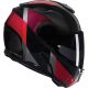 Casca Moto Flip-Up X-1005 Ultra Carbon Sportivo 346 Black/Red Glossy 2025