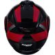 Casca Moto Flip-Up X-1005 Ultra Carbon Sportivo 346 Black/Red Glossy 2025