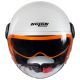 Casca Moto Jet N21 Visor 06 Ocio 347 White/Orange Glossy 2025