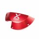 Shields and Guards X-Grip Clutch Cover Guard Red KTM./HSQ/GAS 2T TBI & 4T 2024 XG-2640-009