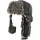 Trooper Hat Solid Black/ Gray Fur One Size Wth114 2021