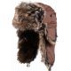 Trooper Hat Solid Brown/ Brown Fur One Size Wth407 2021